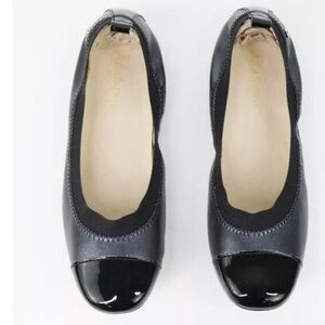 Naturino size 4 & 5 US 34 & 35 UK Lacca/Vigor Black Ballerina Flats